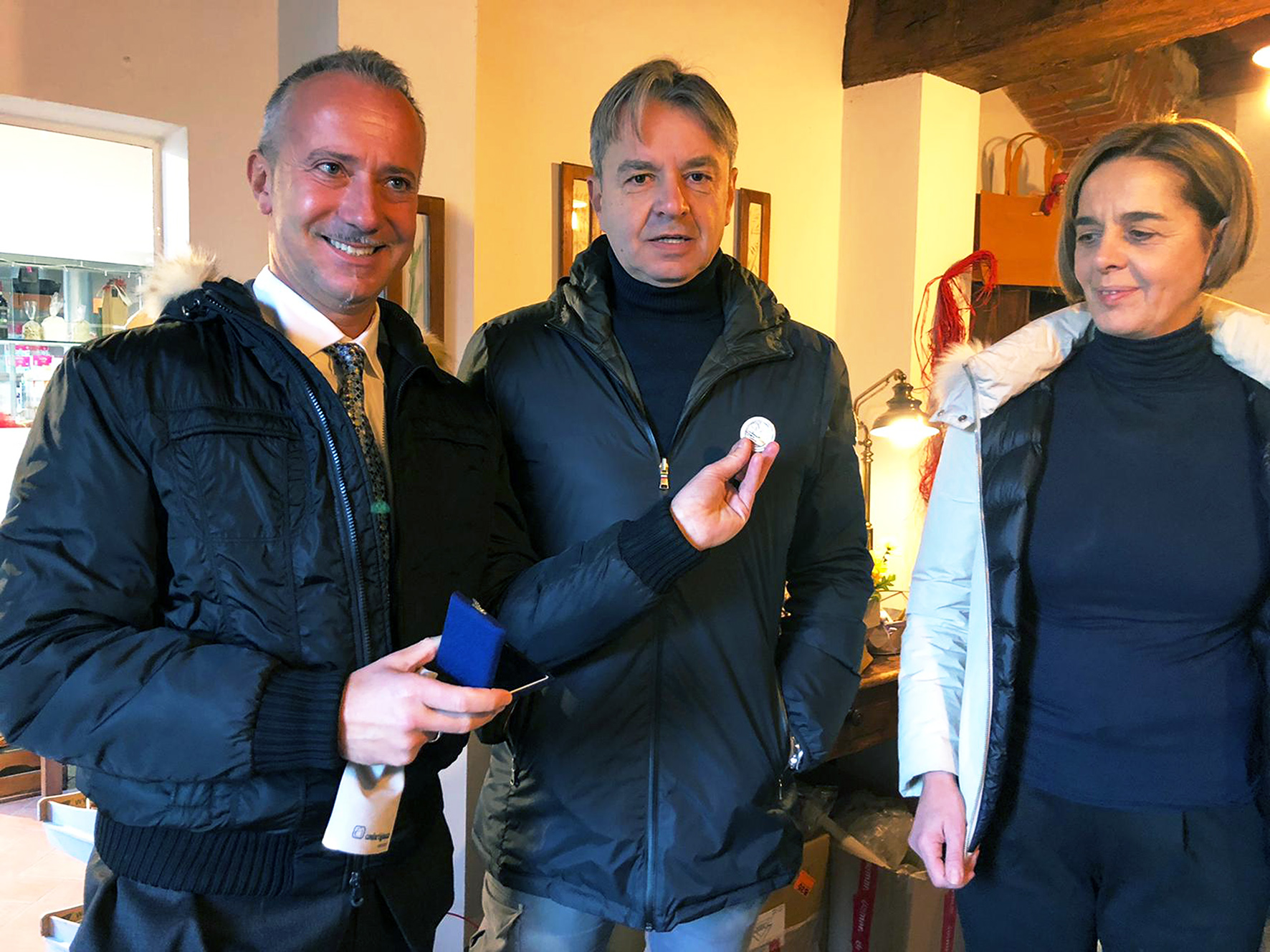100 candeline per il Molino Benini di Bucine. Medaglia da Confartigianato