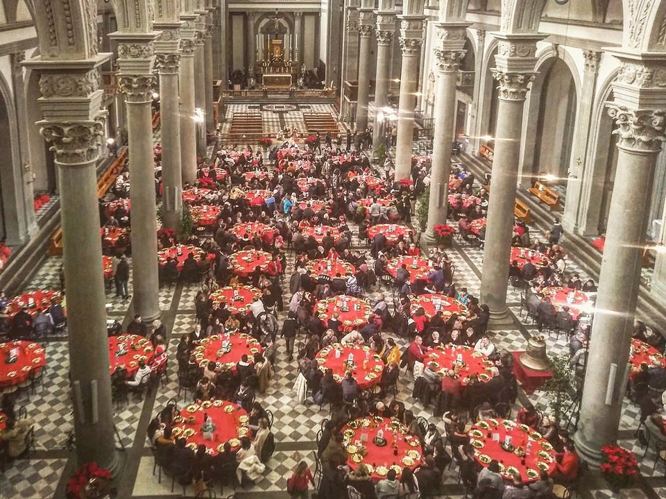 Il cuore si scioglie, ultima tappa ad Arezzo con il pranzo della Befana di Caritas