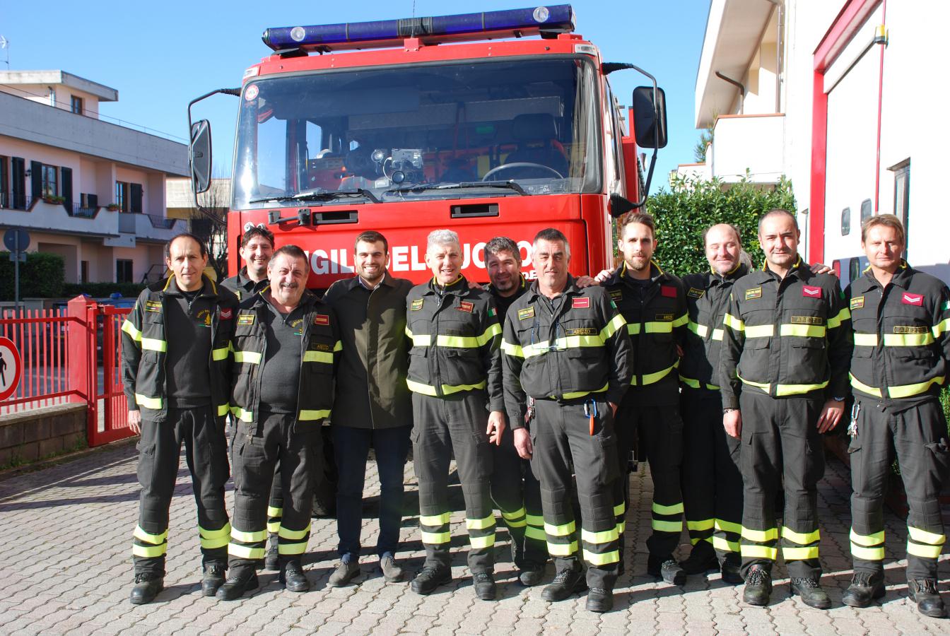 Santa Barbara festeggiata dai Vigili del Fuoco di Bibbiena