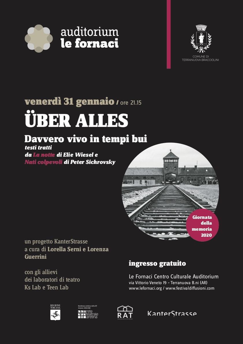Giornata della Memoria 2020 Kanterstrasse presenta lo spettacolo dal titolo Über Alles”
