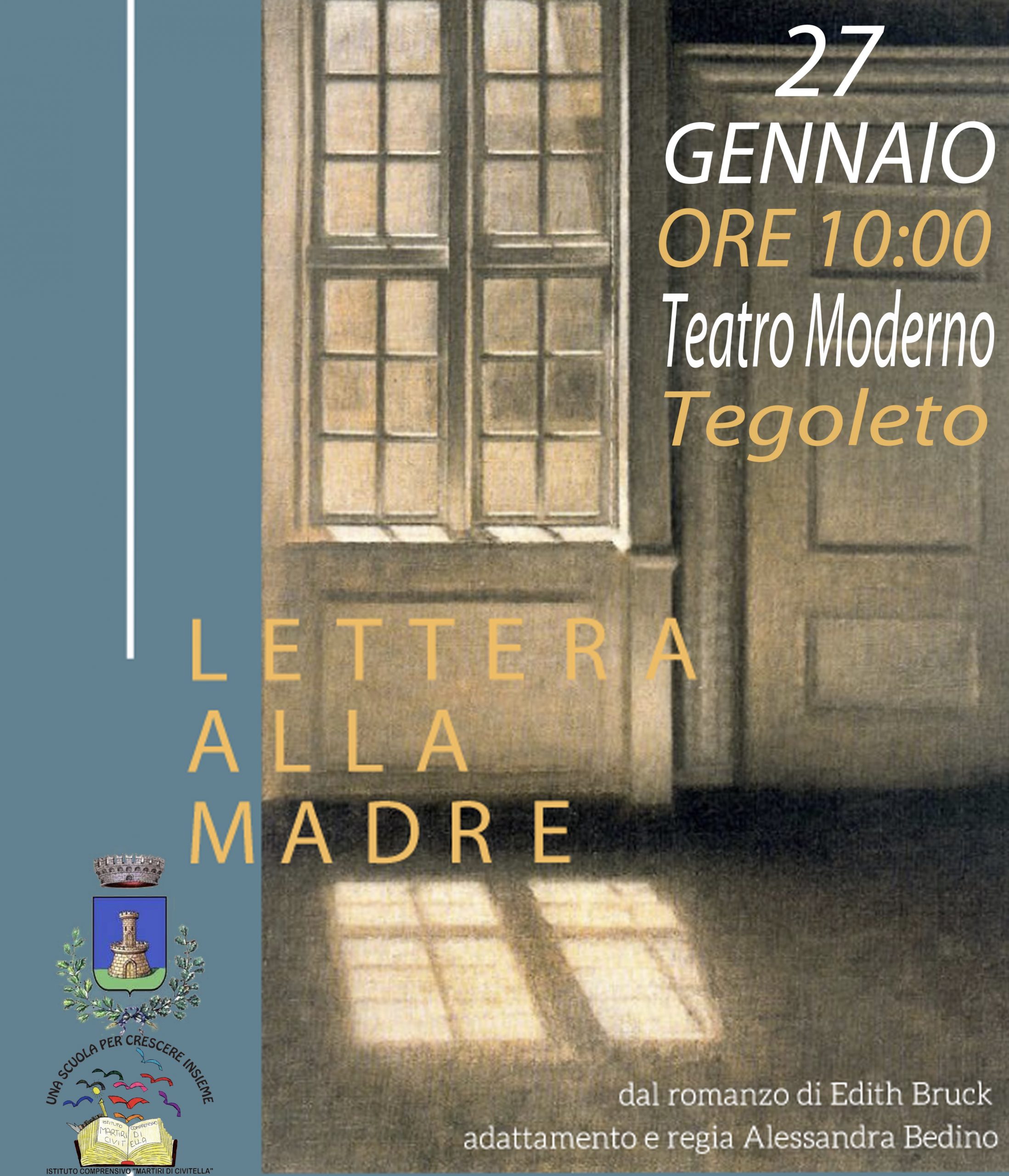 In scena al Teatro Moderno spettacolo sulla Shoah per il Giorno della Memoria