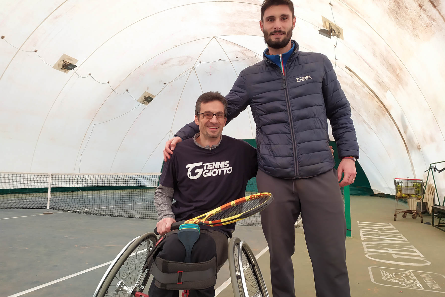 Il Tennis Giotto rinnova l’impegno nel tennis in carrozzina con Roberto Mazzi