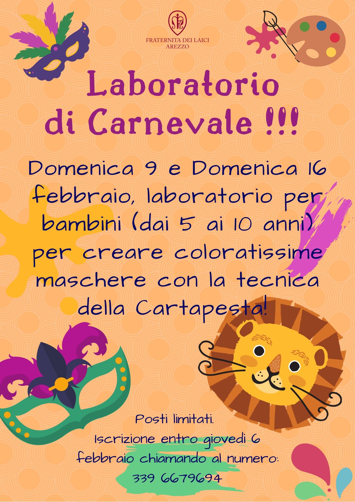 Laboratori di Carnevale in Fraterinta