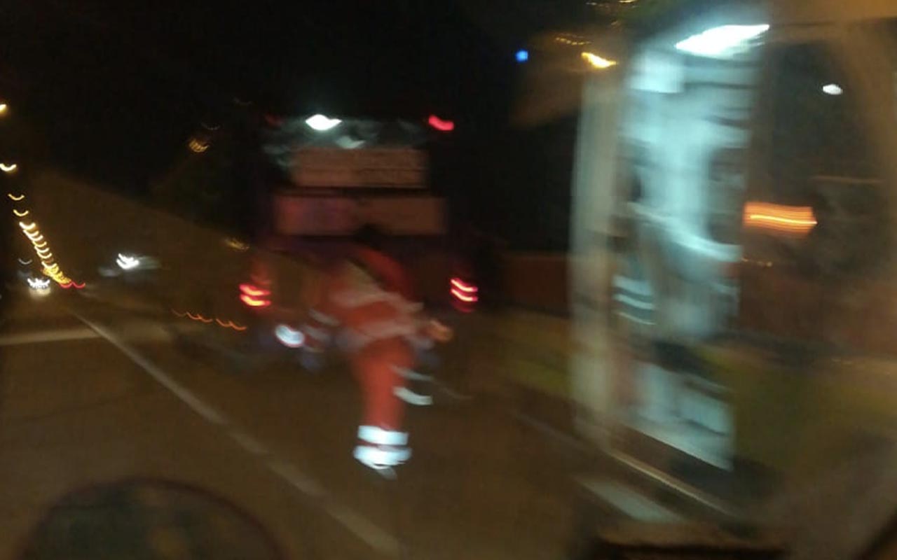 Intervento del personale di un’ambulanza su un autobus tra Indicatore e San Leo