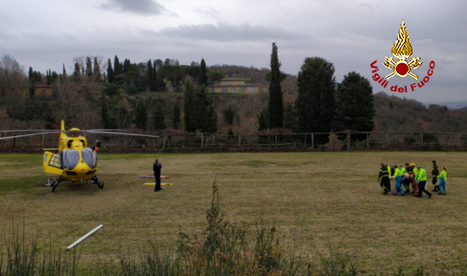 Ragazza cade da cavallo a Talzano. Intervento di vigili del fuoco e Pegaso