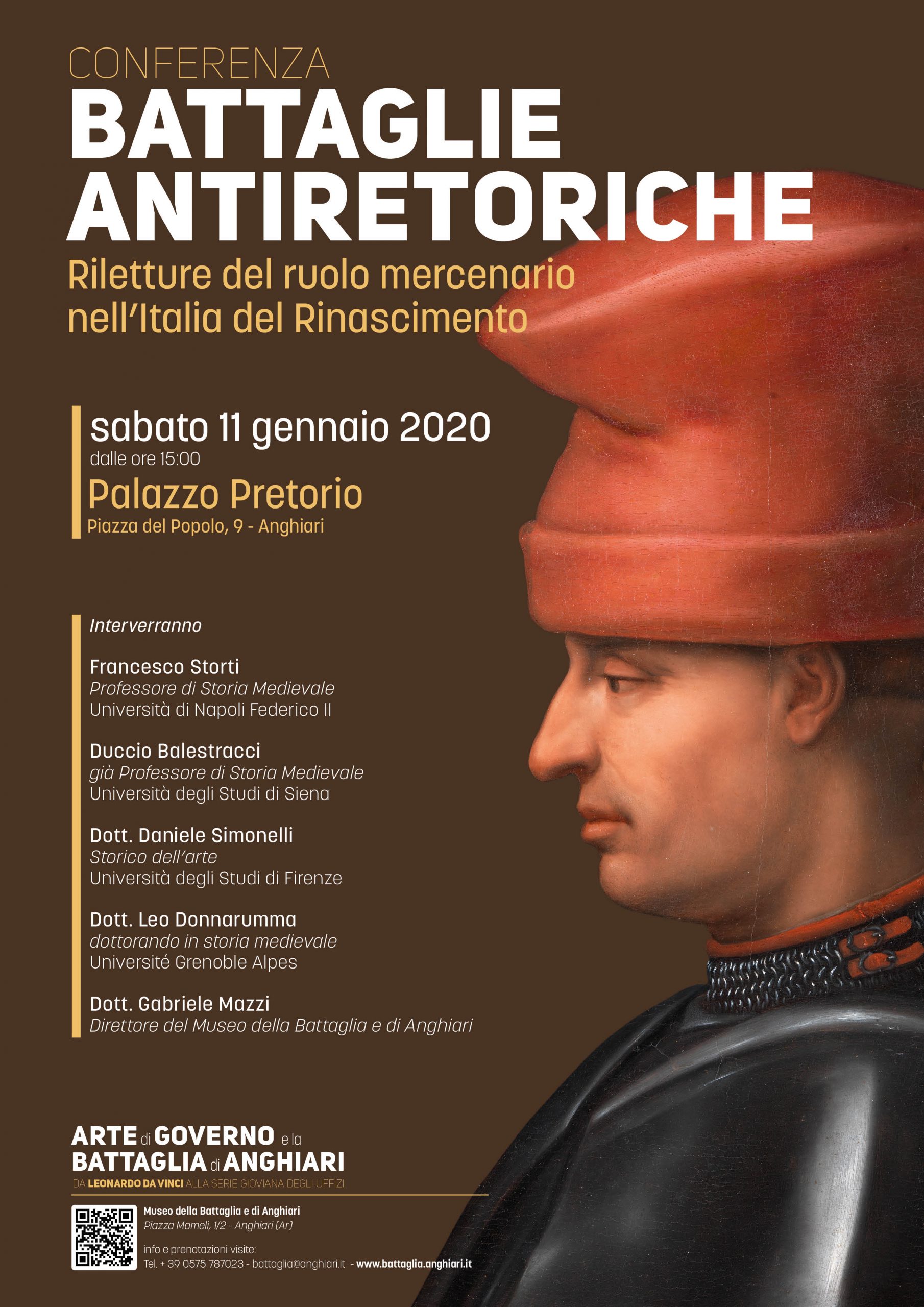 Sabato 11 gennaio ad Anghiari conferenza sugli “uomini d’arme” del Quattrocento