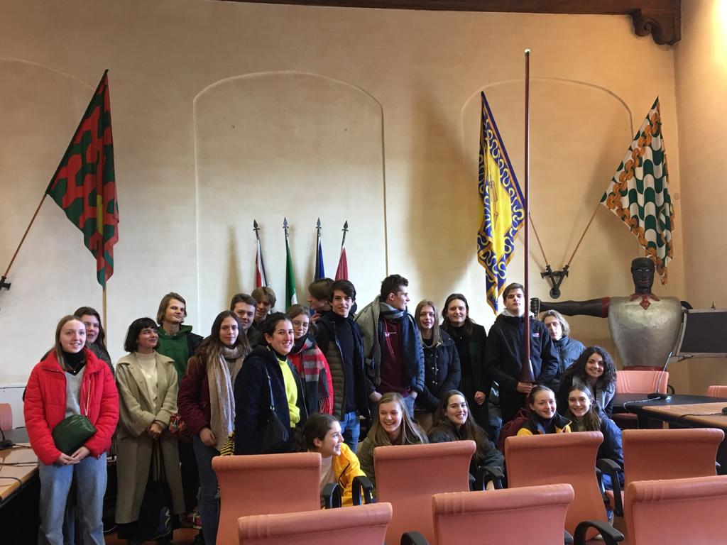 Studenti belgi al Liceo Colonna per il gemellaggio con il Sint Gabriel di Anversa