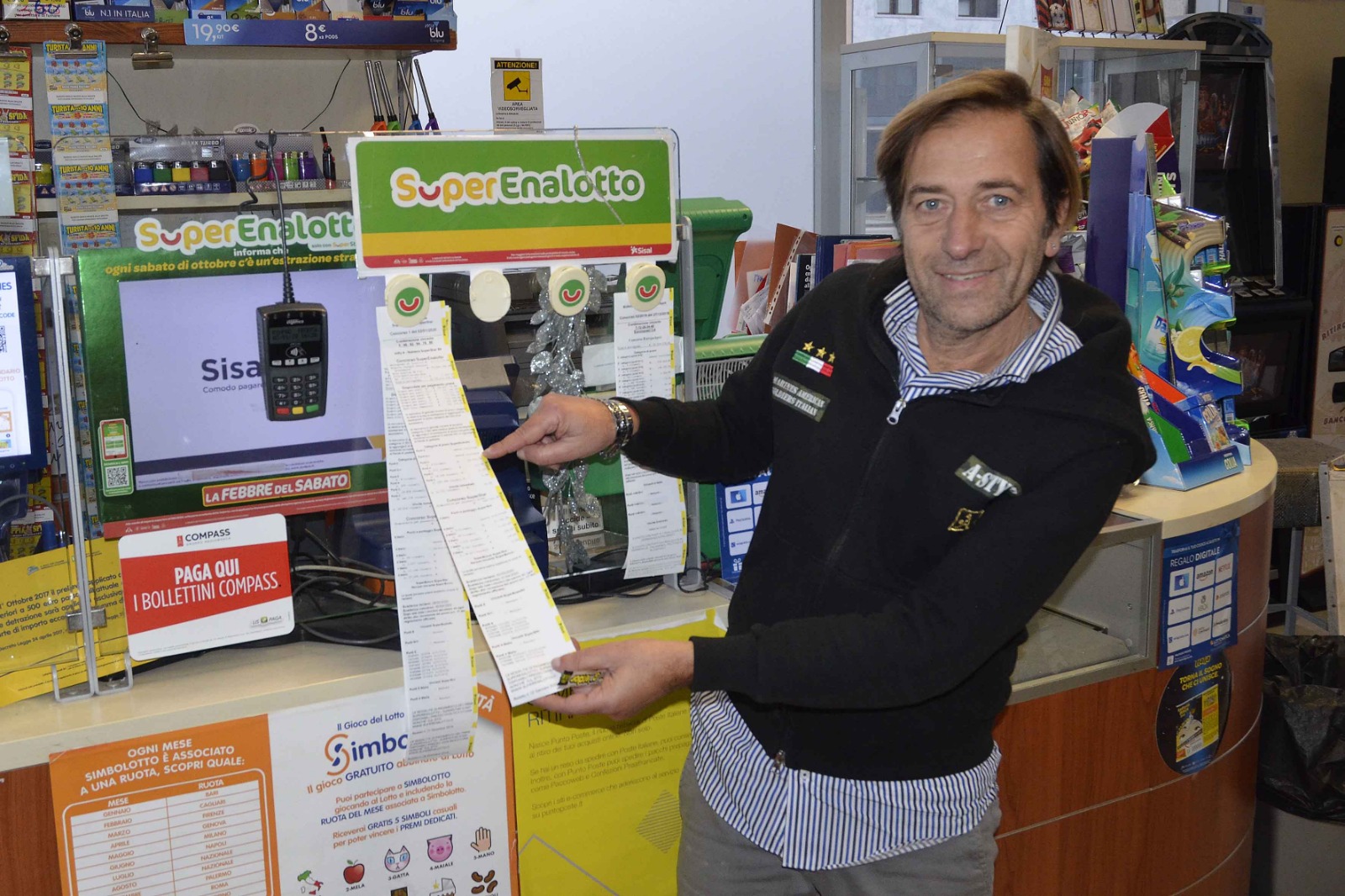 Ad Arezzo la prima vincita del 2020 al Superenalotto. 43mila euro alla ricevitoria di via Pò