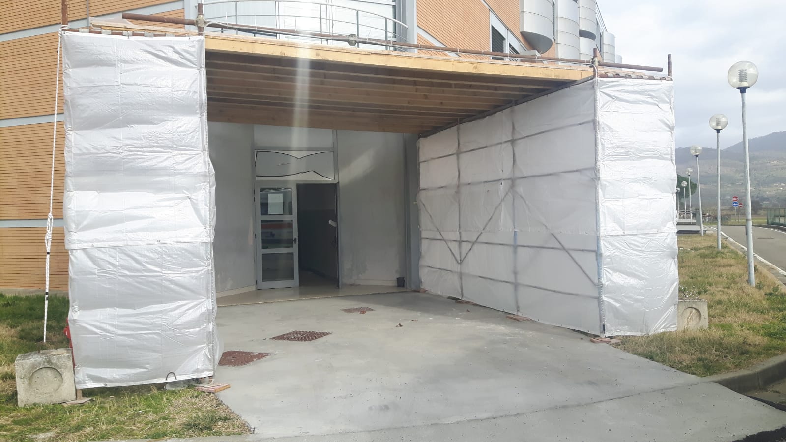 Pronto soccorso della Fratta, Meoni visita il cantiere