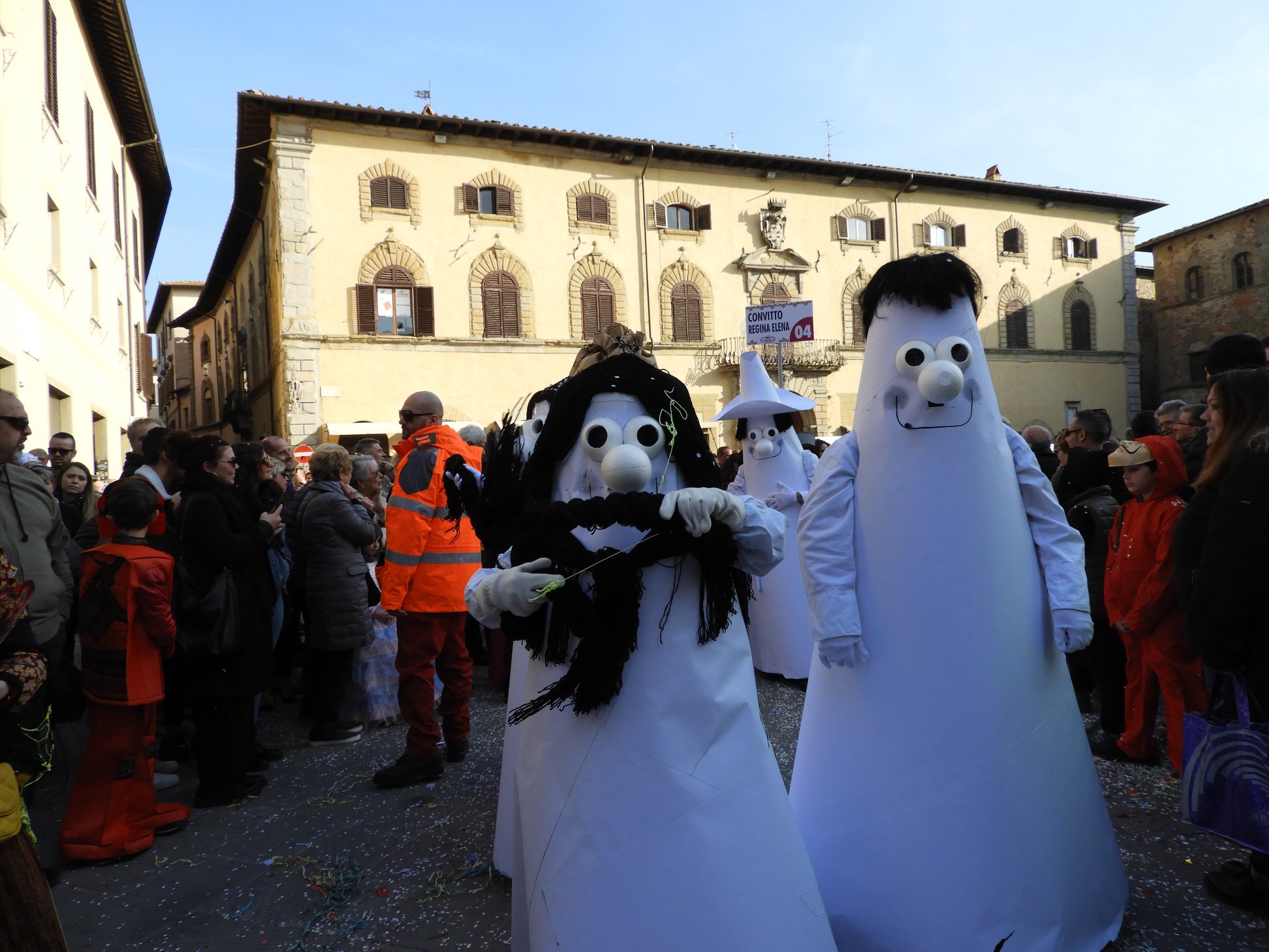 Ultimi preparativi per il Carnevale di Sansepolcro