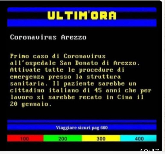 “Primo caso di Coronavirus ad Arezzo”: è una fake news che circola nelle chat. La smentita direttamente dalla Asl