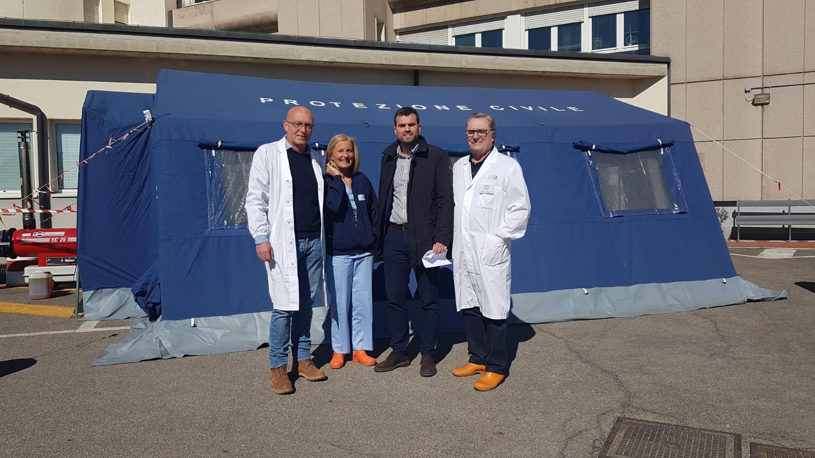 Installati e operativi i pretriage in tutti gli ospedali della Asl Toscana sud est