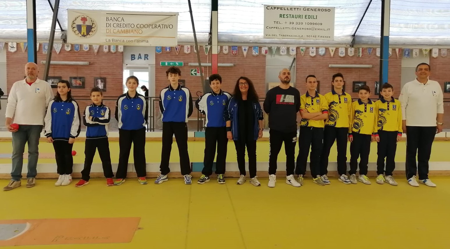 Campionato Juniores di società: passi avanti per la squadra di Cortona Bocce