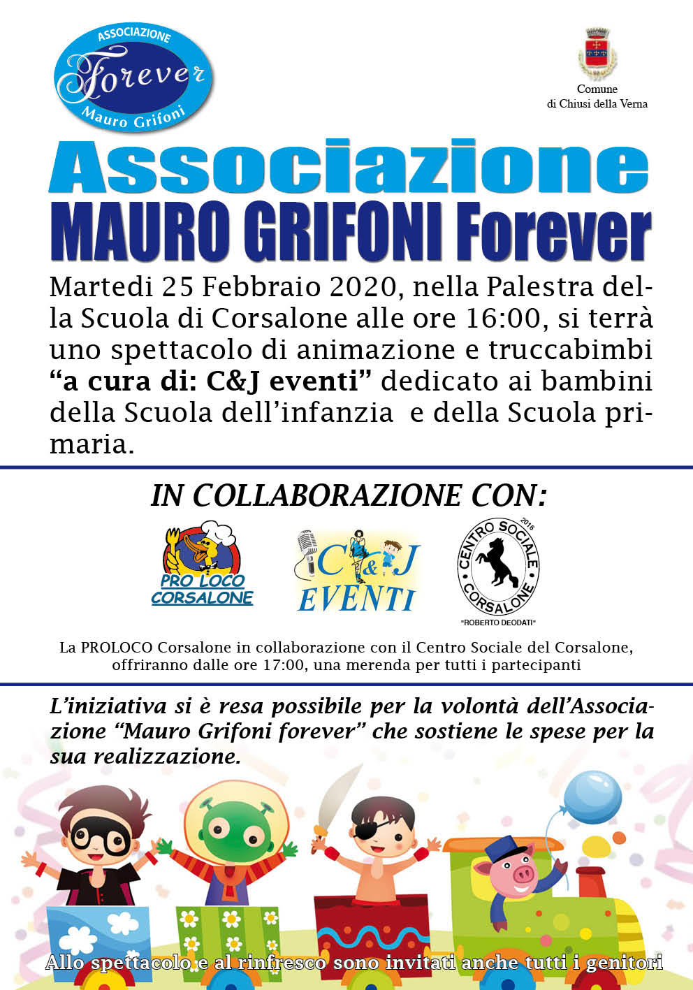 Carnevale al Corsalone tra divertimento e solidarietà