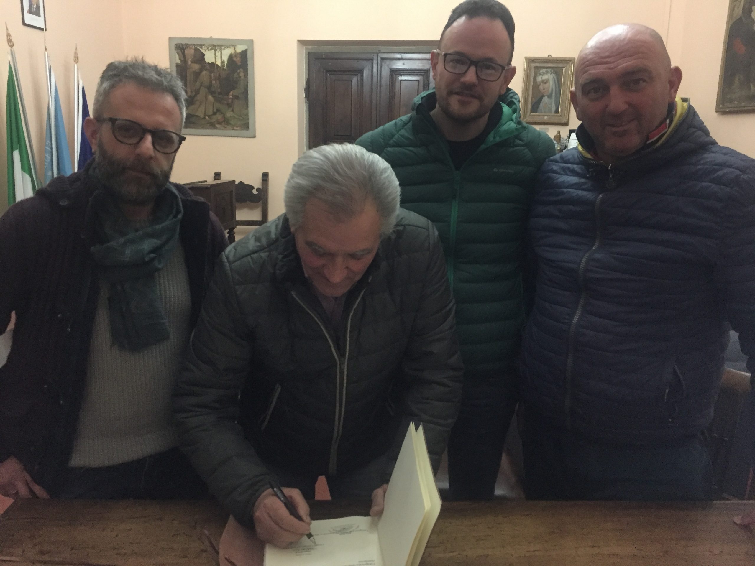 Firmato il “Codex Palii”: incontro tra il magistrato Dino Cirelli e i capitani dei terzieri