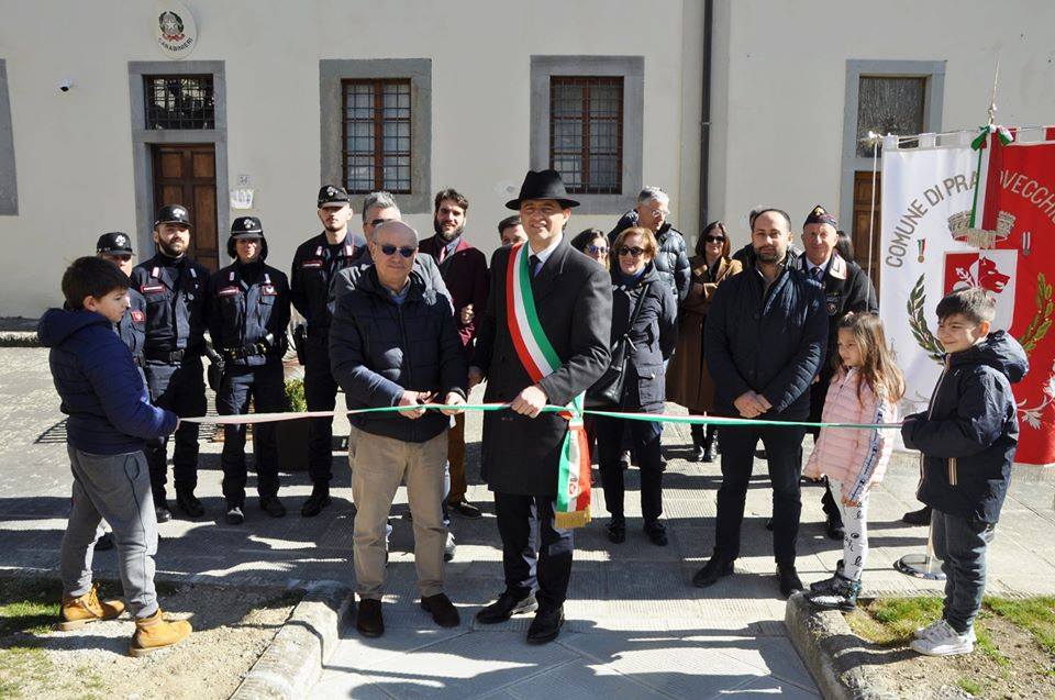Pratovecchio Stia: Inaugurati i giardini di piazza Landino