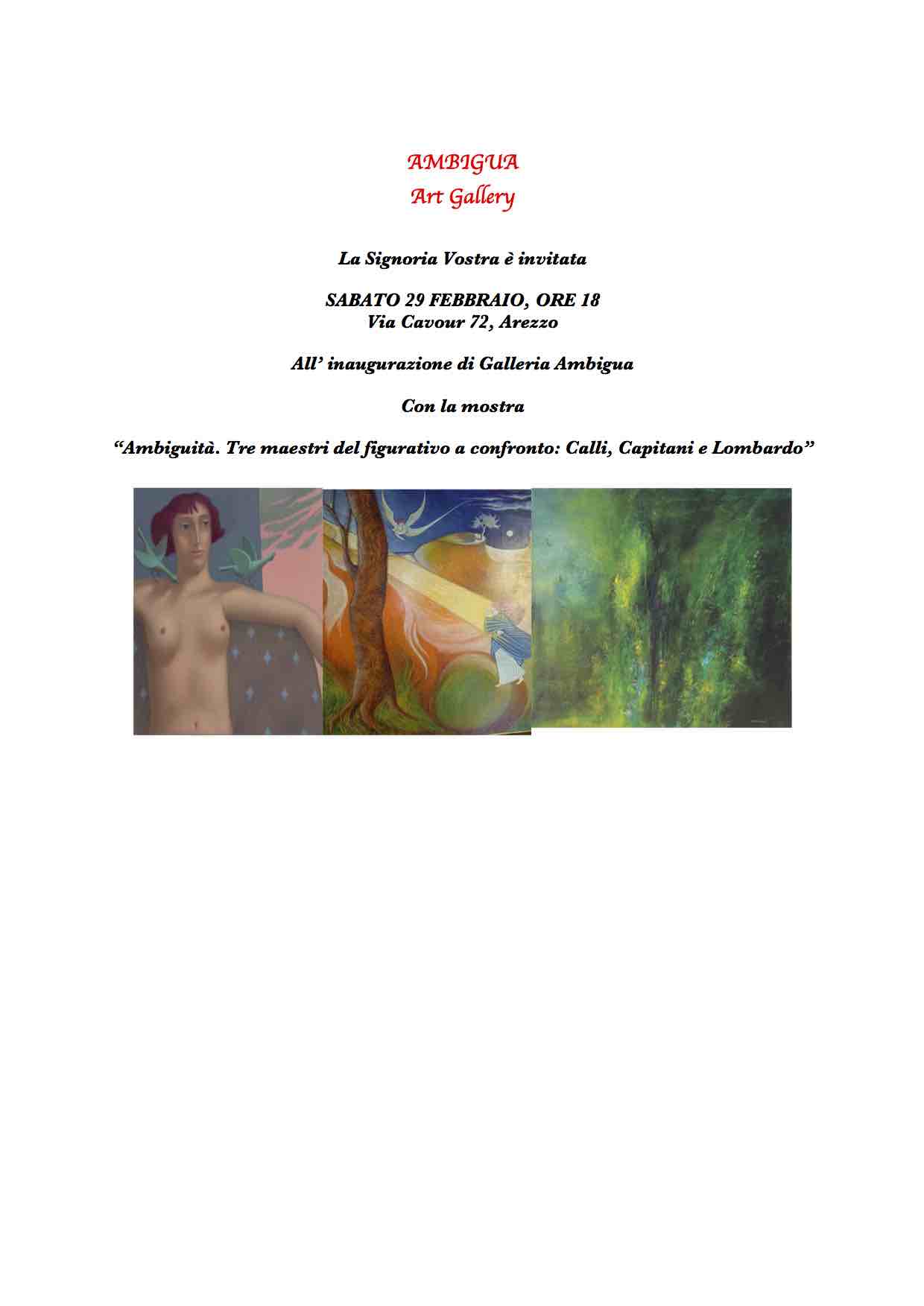 Inaugurazione di Galleria Ambigua ad Arezzo