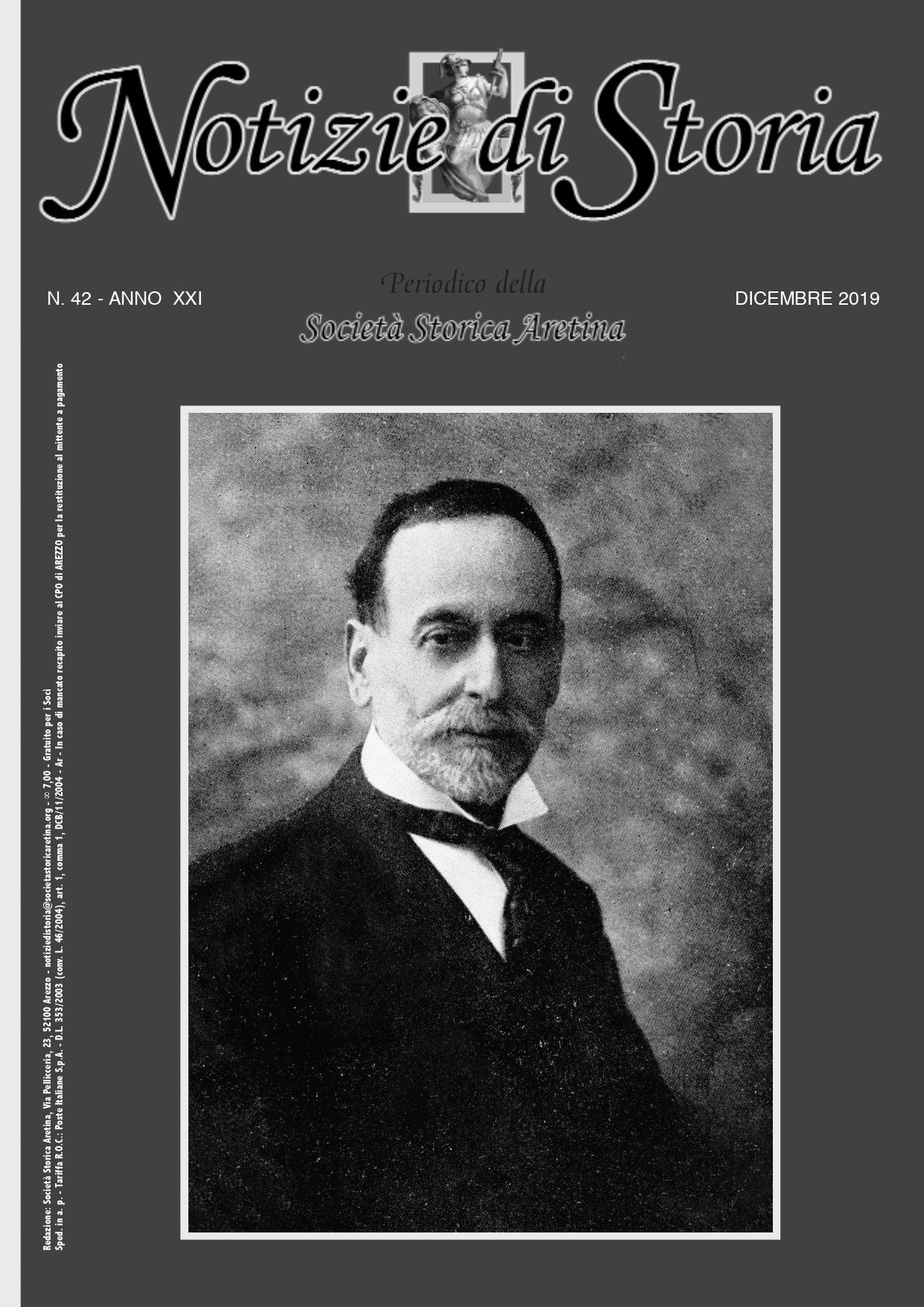“Notizie di Storia”, in vendita il nuovo numero del periodico della Società storica aretina