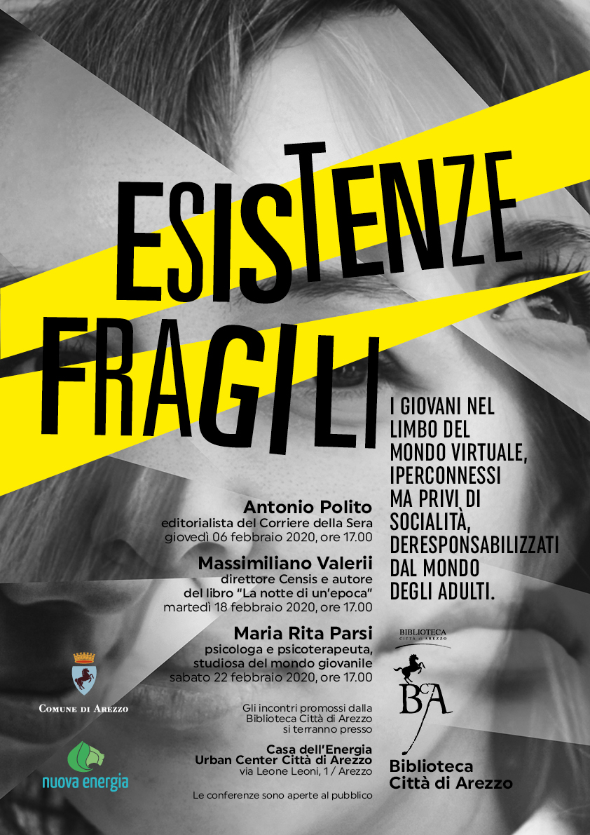“Esistenze Fragili” alla Biblioteca di Arezzo, appuntamento con Maria Rita Parsi