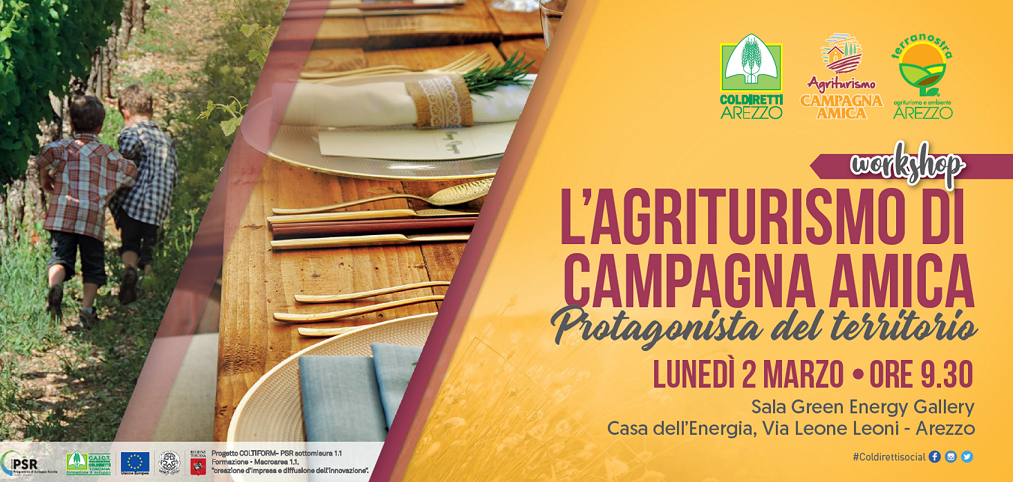 Casa dell’energia: “L’Agriturismo di Campagna Amica protagonista del territorio”