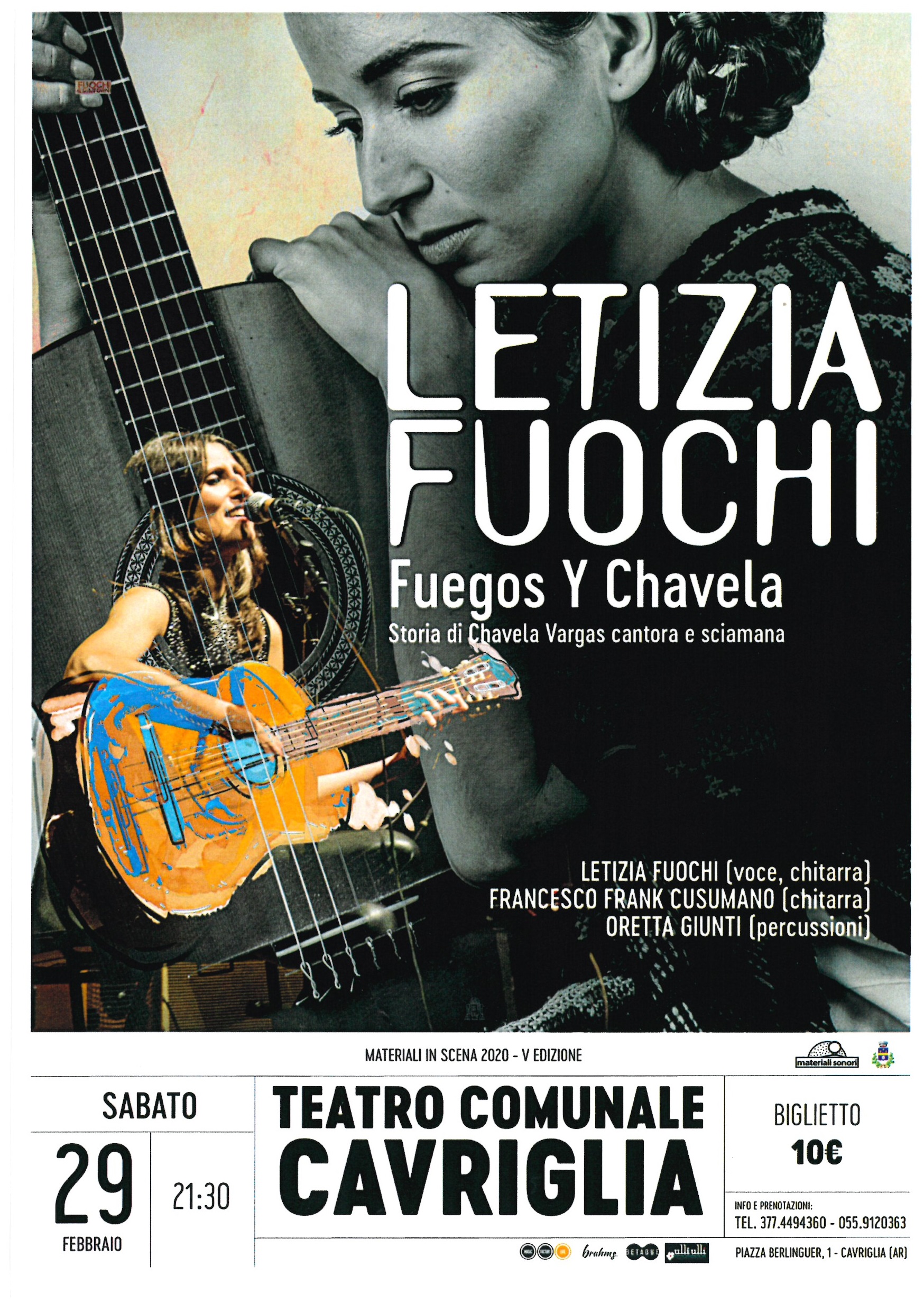 “Fuegos y Chavela”: Letizia Fuochi racconta e canta Chavela Vargas