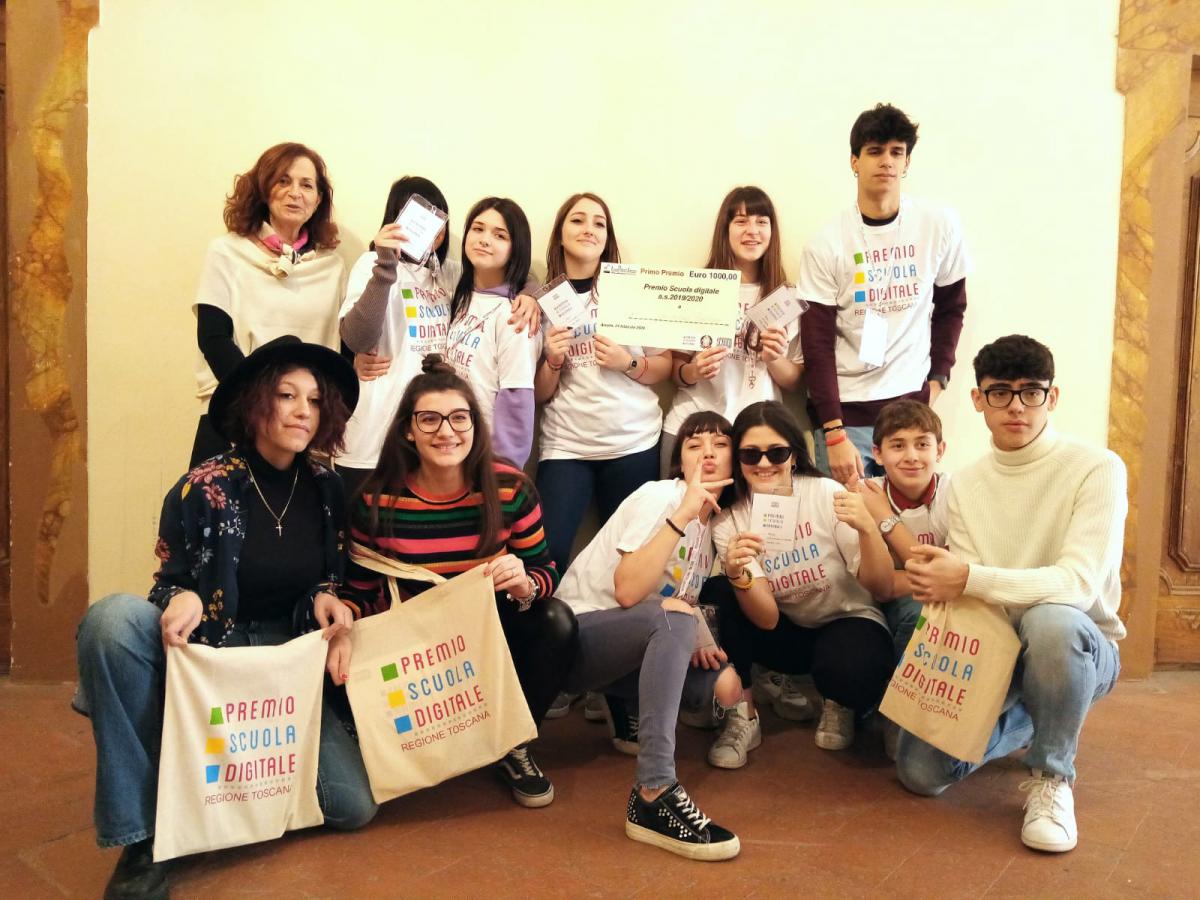 L’Istituto Superiore Luca Signorelli di Cortona vince la fase provinciale del Premio Scuola Digitale