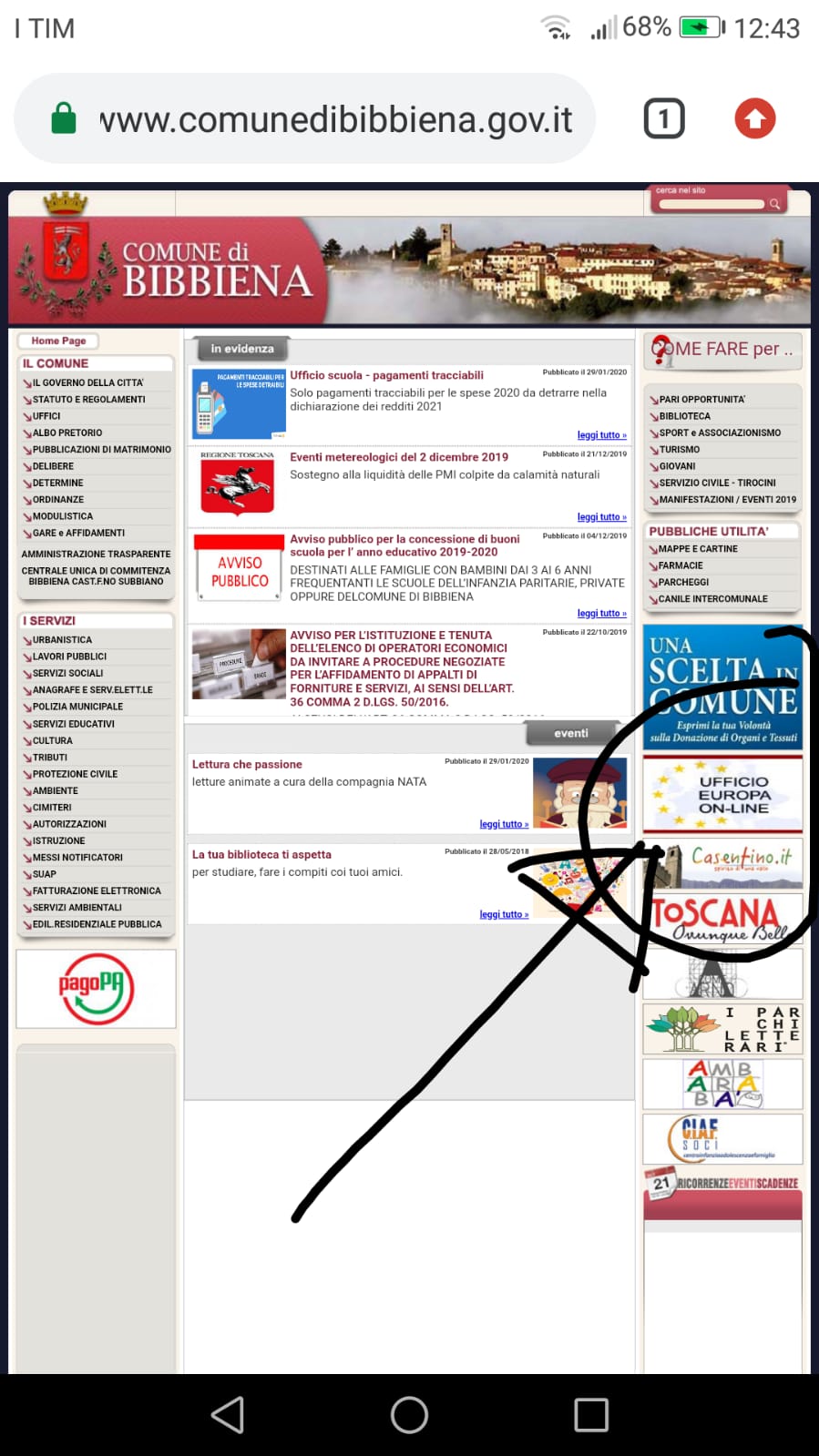 Bibbiena chiama Europa: attivato l’accesso diretto a “Ufficio Europa on-line” della Provincia di Arezzo