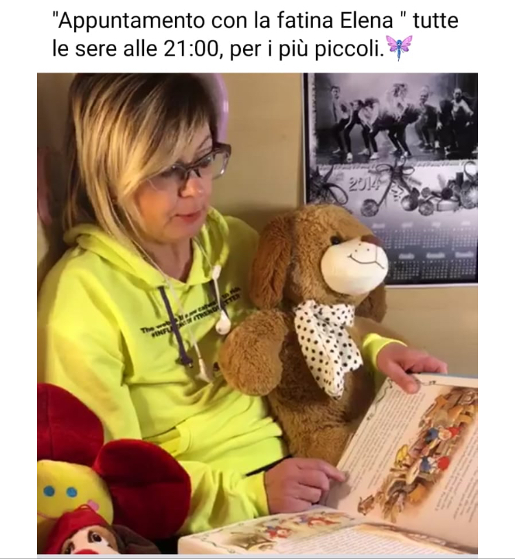 A Marciano la “Fatina Elena” racconta la fiaba della buonanotte su Facebook