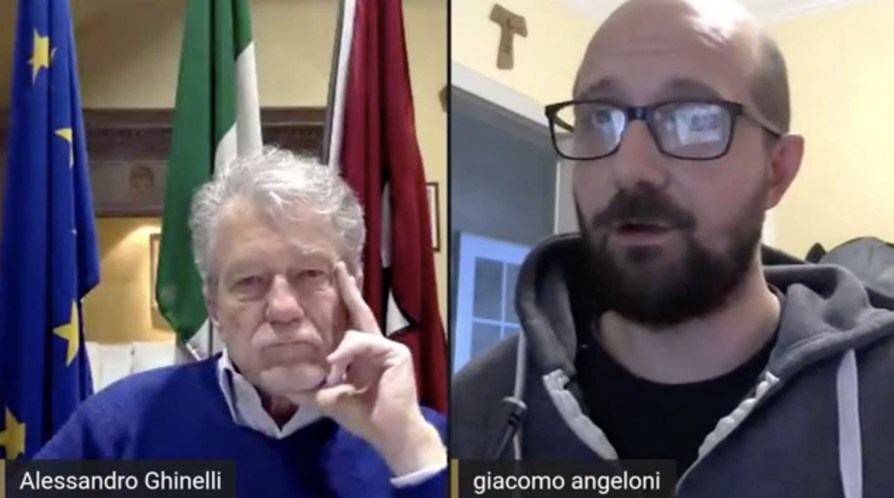 Ghinelli: “un solo contagio in più. Tre sanzioni”. Ospite l’assessore di Bergamo: “ancora spaventoso il numero dei decessi”