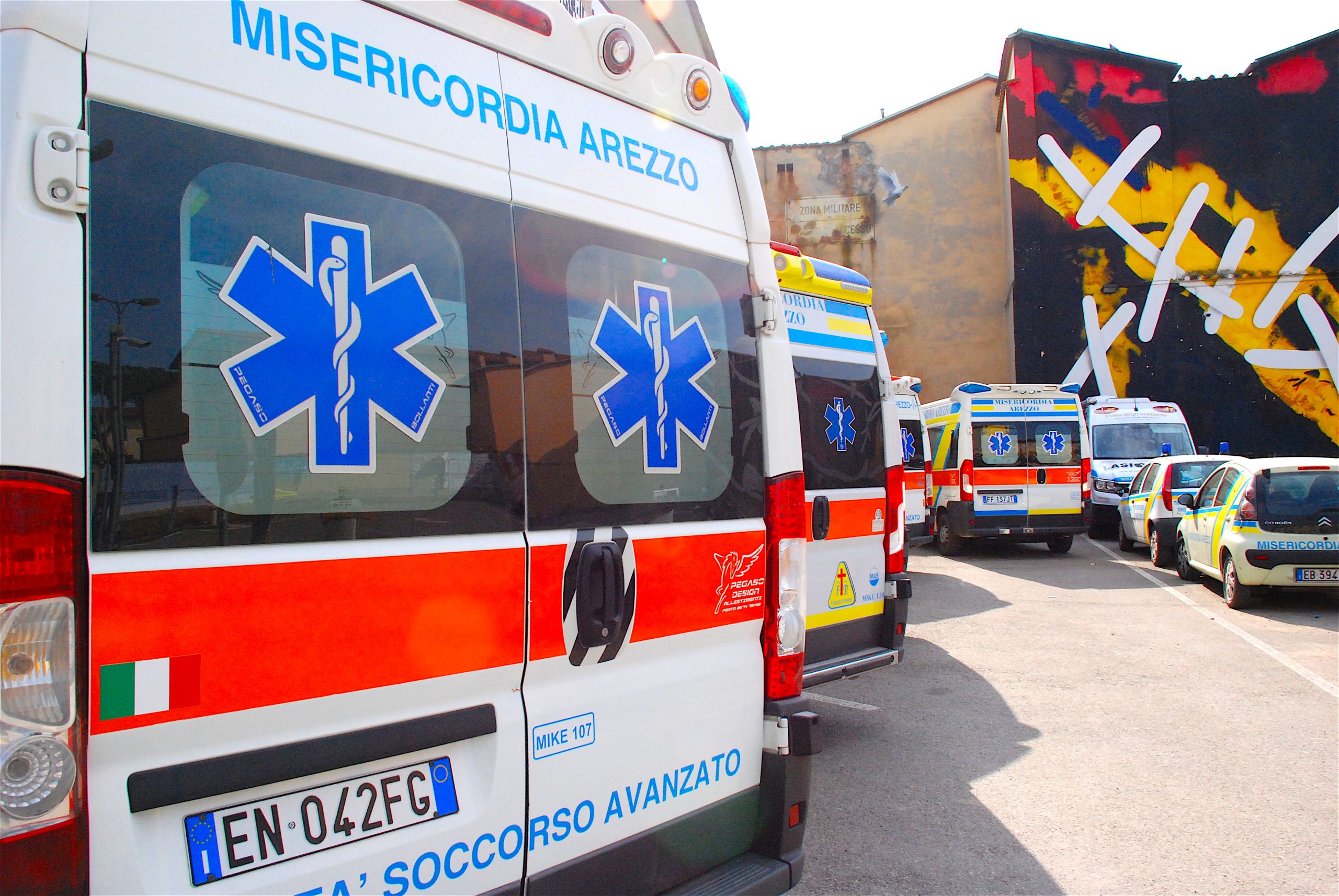 Il racconto dei volontari della Misericordia di Arezzo in appoggio per 7 giorni a Bergamo