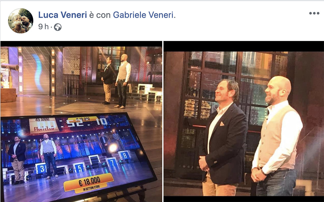 I fratelli del Saracino protagonisti a “ I soliti ignoti”