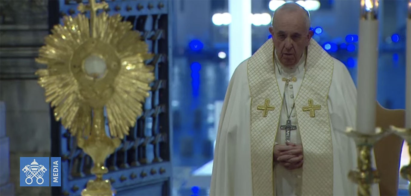 Preghiera e Benedizione “Urbi et Orbi” di Papa Francesco
