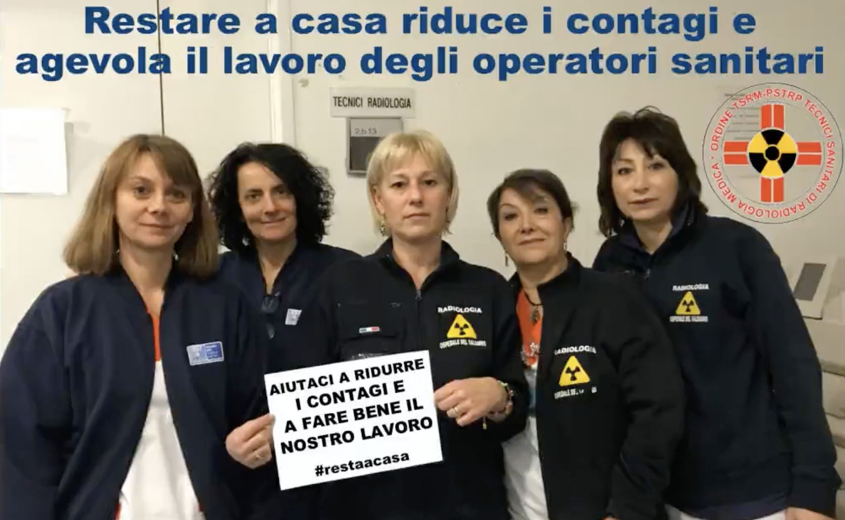 Il personale della radiologia della Gruccia: “ecco il lavoro che facciamo per diagnosticare i casi di Covid-19. Noi non molliamo”