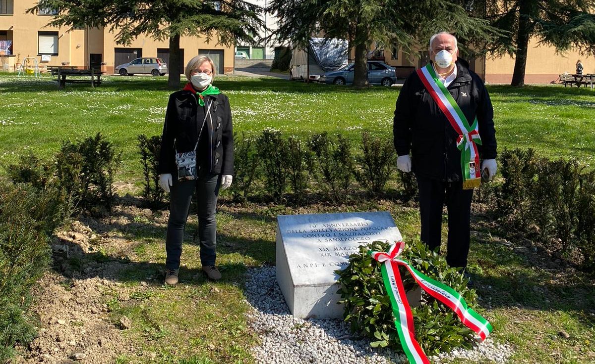 Sansepolcro: commemorazione a ricordo della sommossa spontanea che portò la città alla liberazione dal nazifascismo