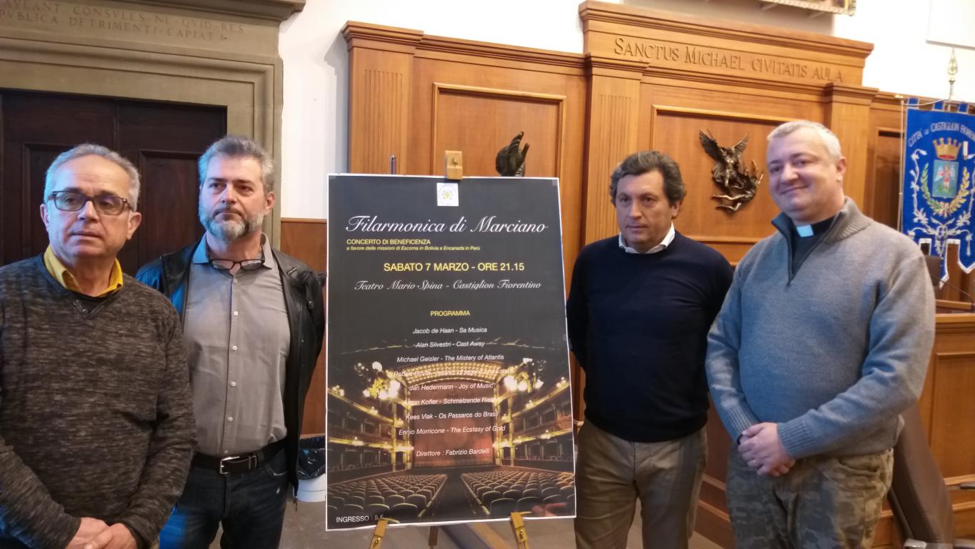 Concerto benefico a favore delle missioni di Bolivia e Perù, sabato 7 marzo ore 21.00 al Teatro Spina