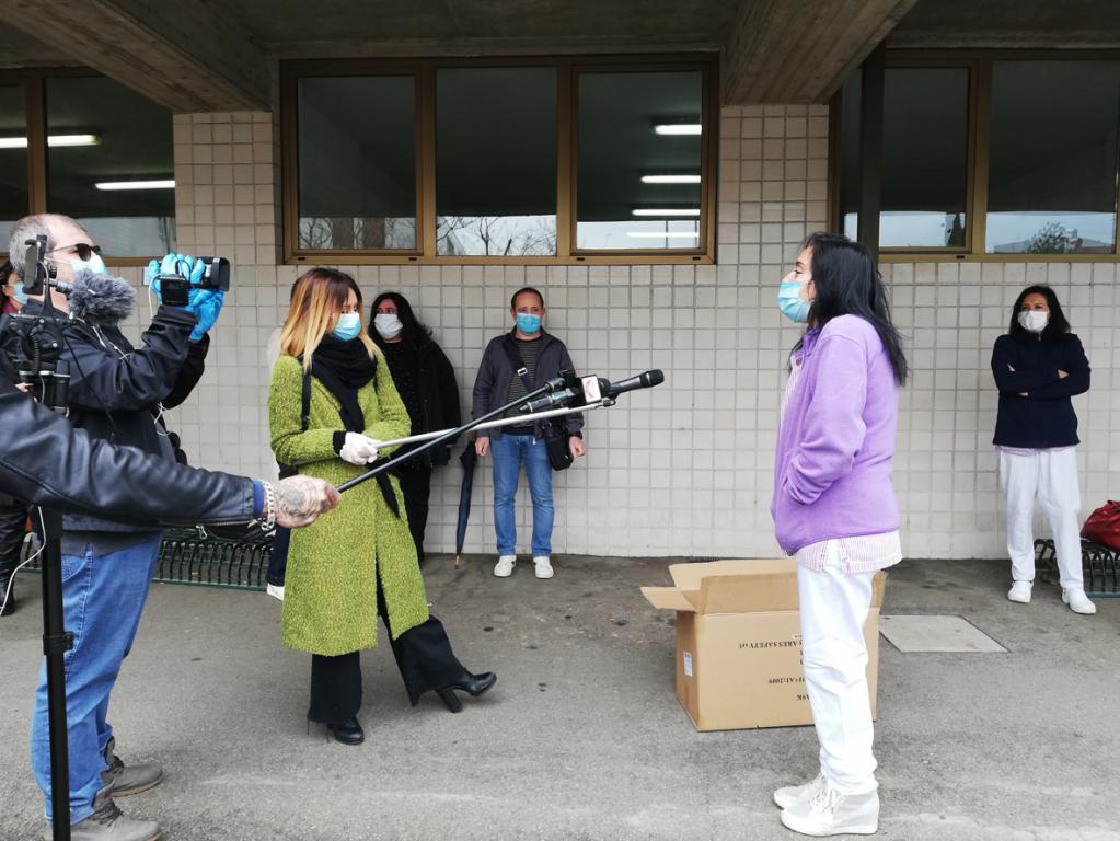 La Fisascat CISL di Arezzo consegna mascherine al personale delle pulizie e sanificazioni degli ospedali