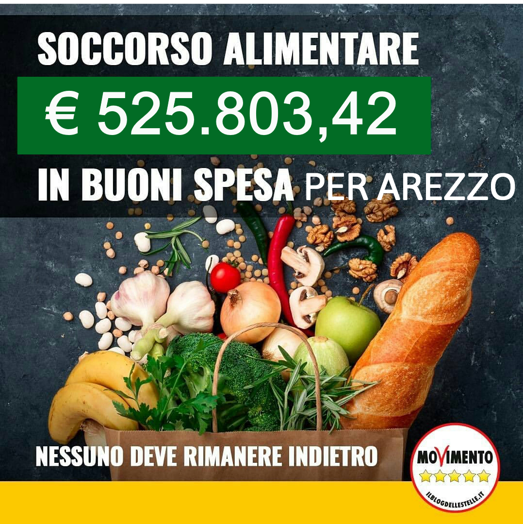 Movimento 5 Stelle: “buoni spesa, palla in tribuna dell’assessore Tanti”