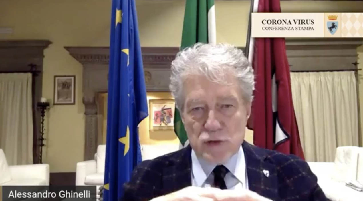 Ghinelli: “mascherine già a 30mila famiglie. Consegne a domicilio: al lavoro su un’ordinanza sindacale per consentirle”