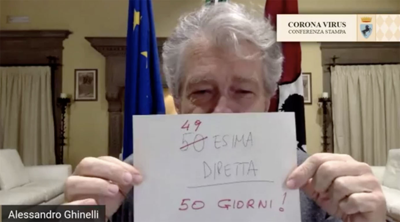 In città ancora zero nuovi contagi. Ghinelli: “manovra da 2 milioni per sostenere attività produttive, famiglie, educazione, sport e coesione sociale”