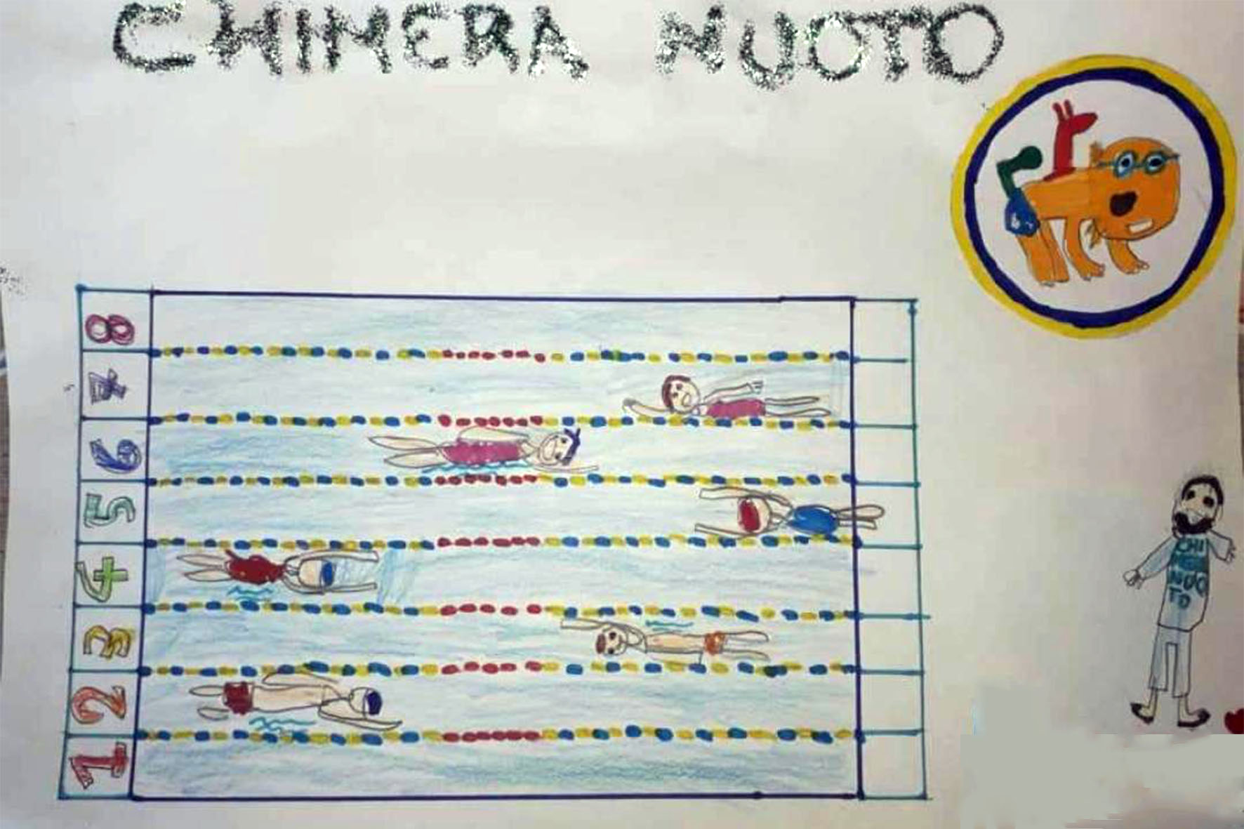 Un concorso creativo per esprimere le emozioni del nuoto
