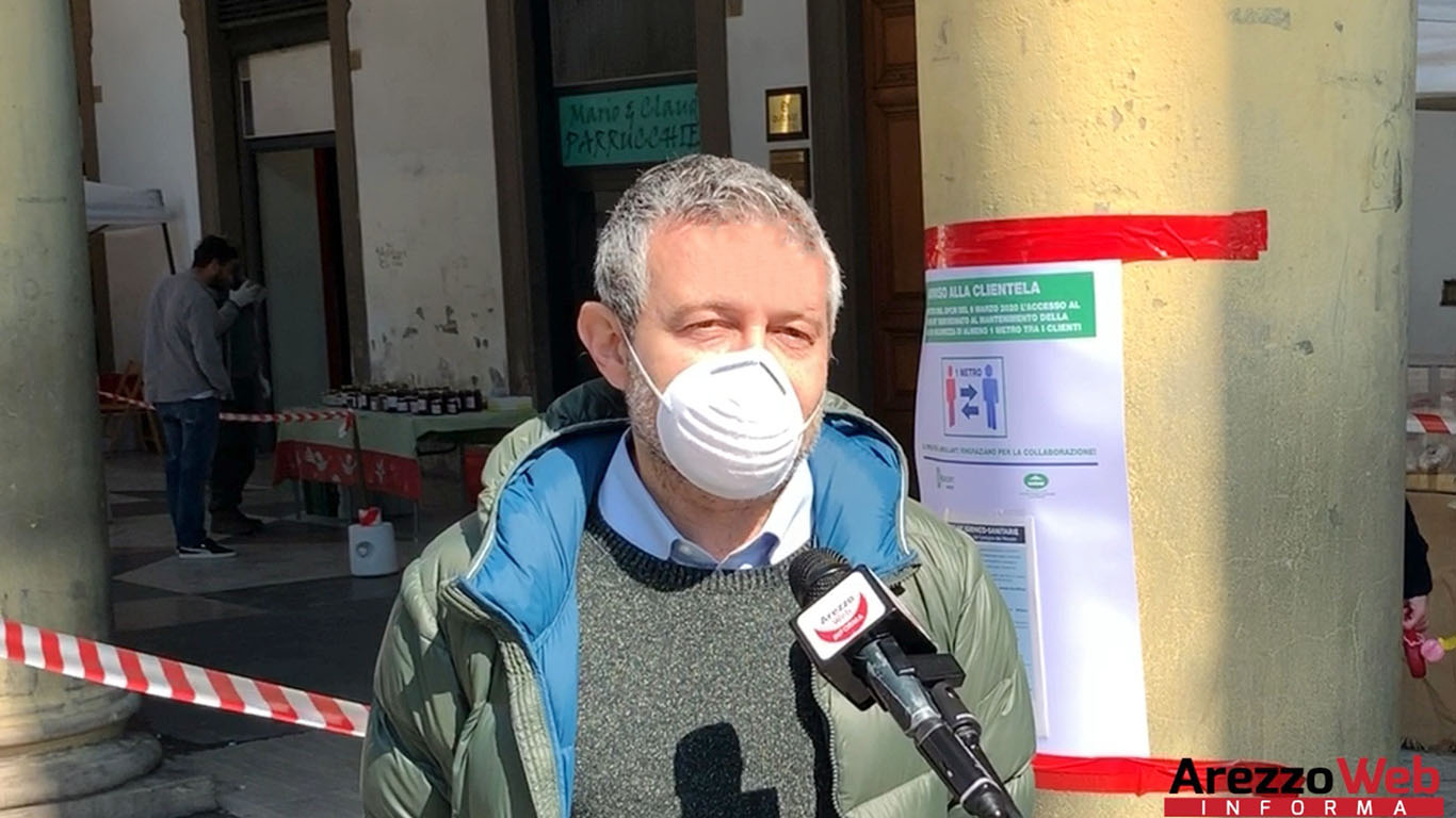 Lucio Gori (Confesercenti) dal Mercatale: “solo prodotti alimentari. Igiene e sicurezza garantiti”