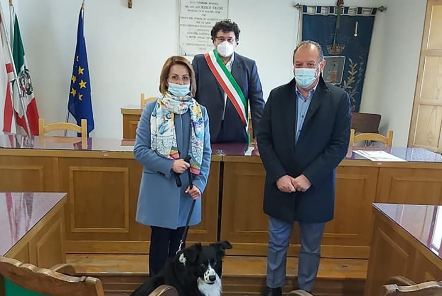 Nozze al tempo del Coronavirus, a Castel Focognano Andrea e Antonella sposi