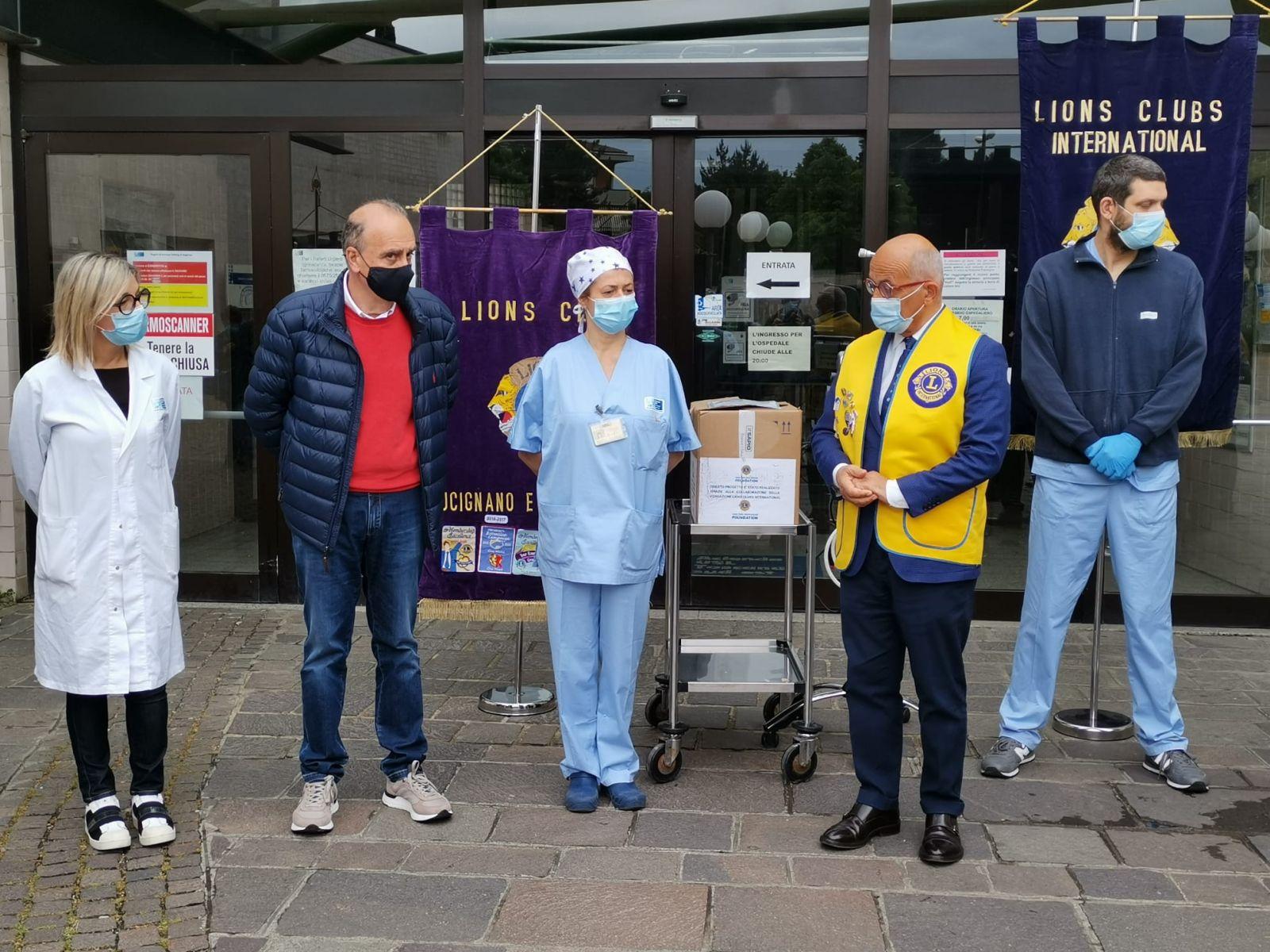 Lions Club: due ventilatori polmonari per l’ospedale San Donato