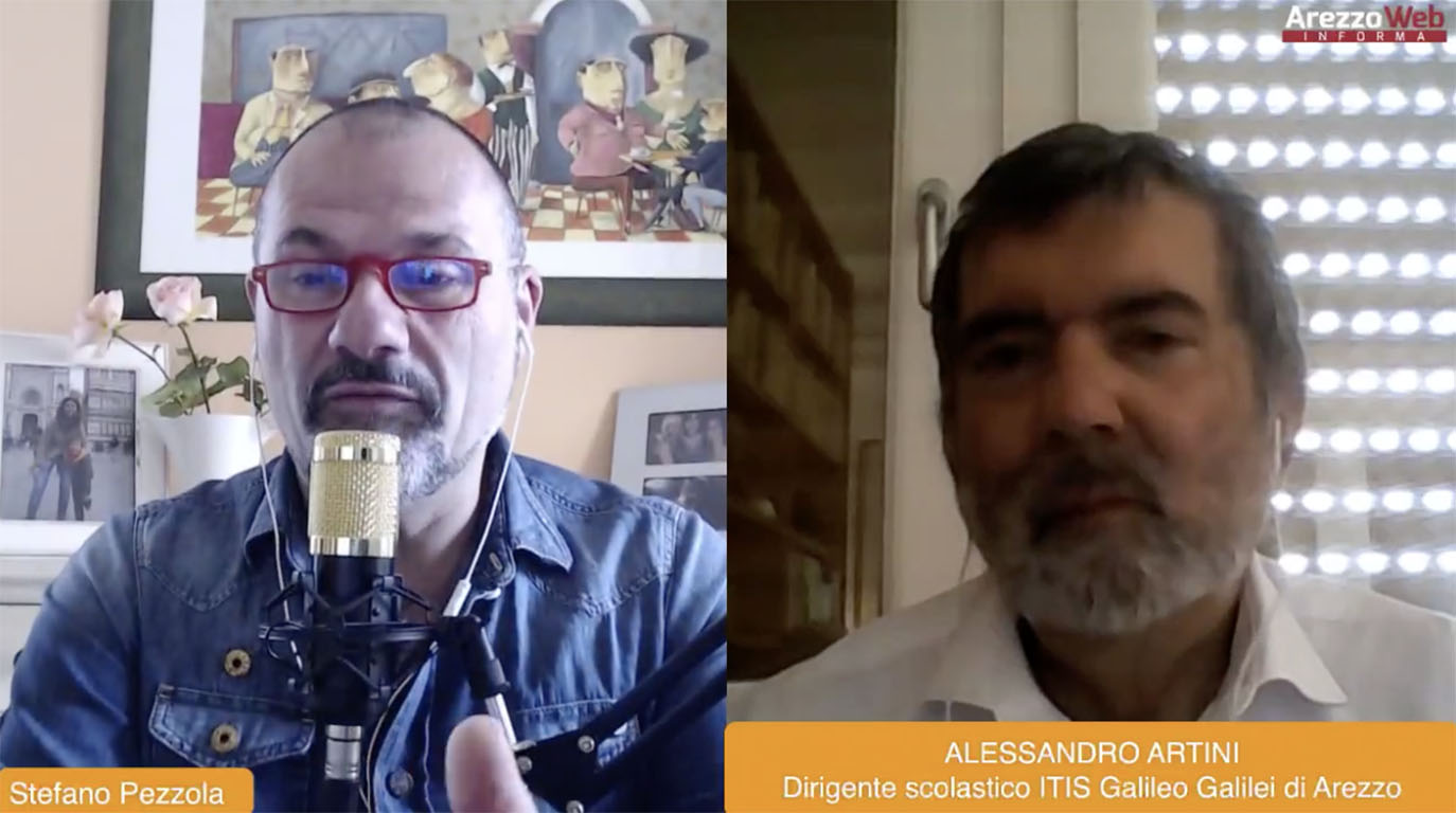 In diretta con Prof. Alessandro Artini Dirigente Scolastico dell’ITIS Galileo Galilei di Arezzo