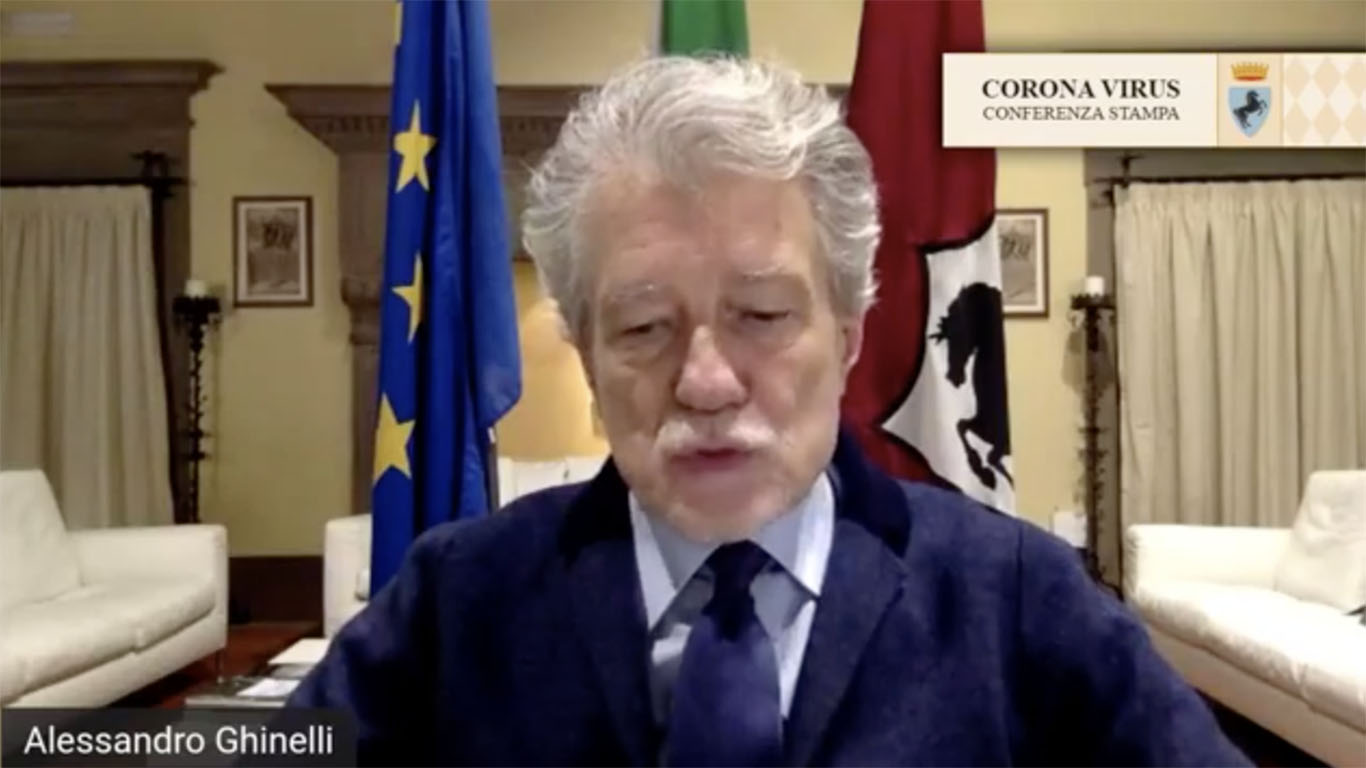 Ghinelli: “i 2 nuovi casi attribuiti a Arezzo vengono dalla Provincia. Comunque troppa gente in giro”