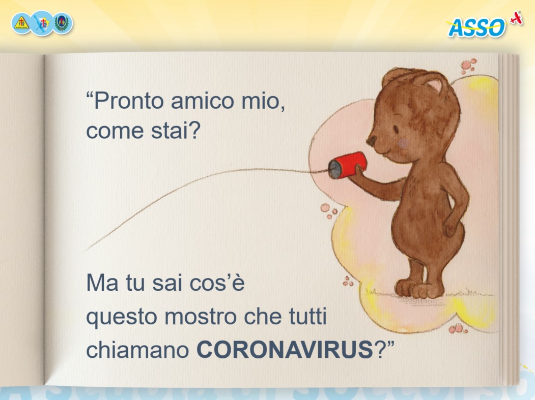 L’orsetto ASSO spiega il Covid ai più piccoli