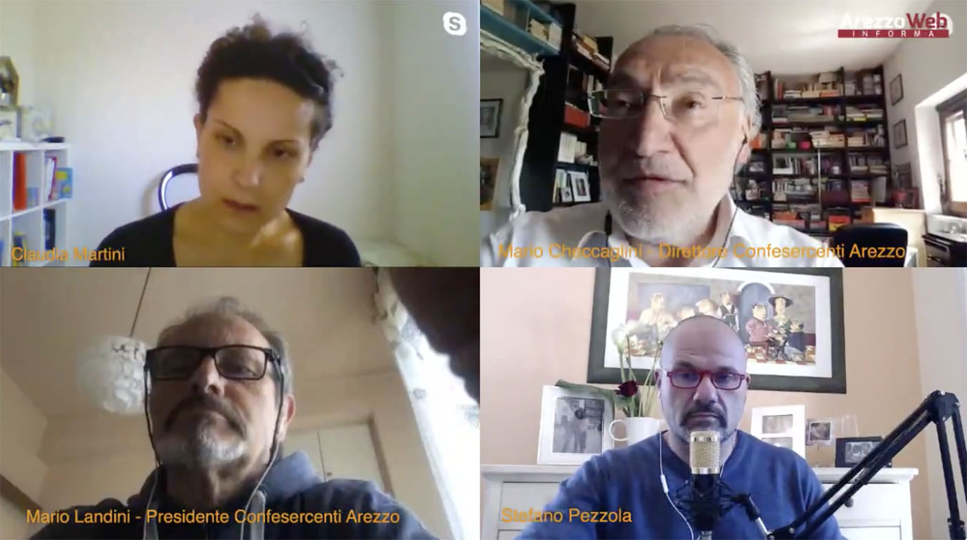 LIVE con Mario Landini e Mario Checcaglini per parlare della protesta virtuale di Confesercenti Arezzo e della lettera a Conte