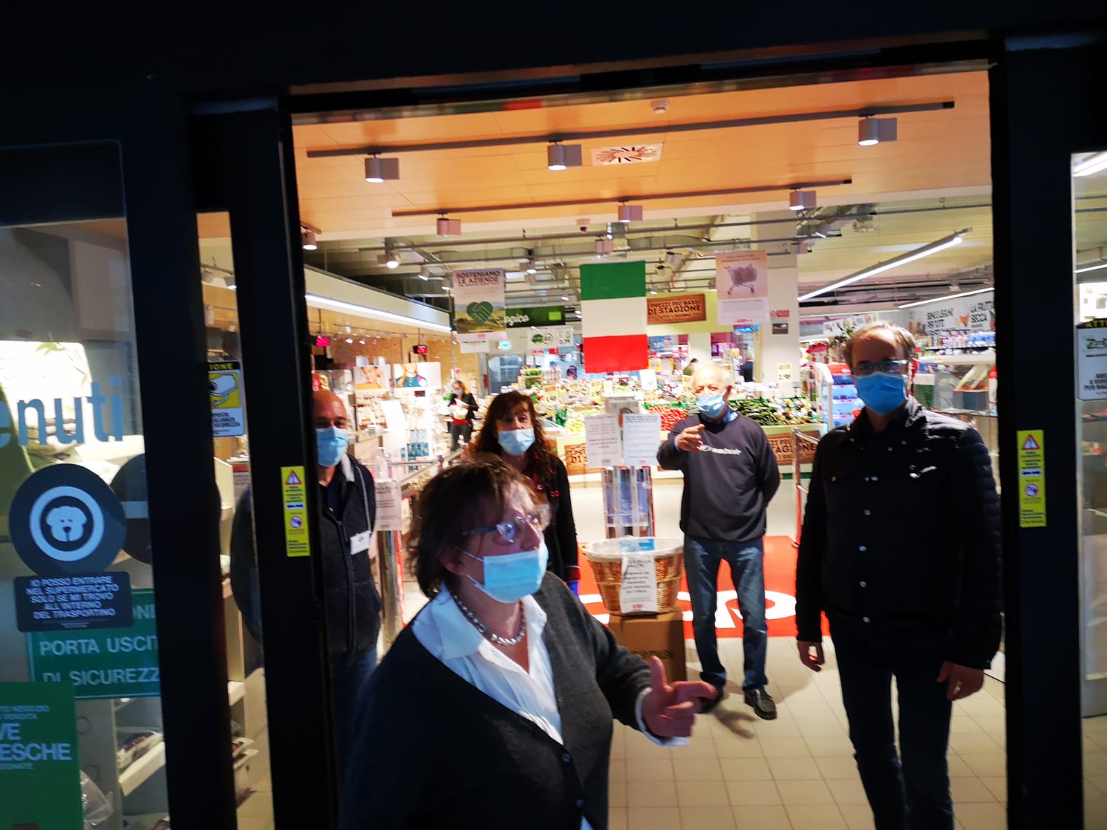 Solidarietà cortonese, donazione alimenti alla Caritas
