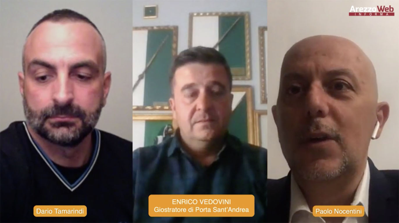 In diretta con Enrico Vedovini giostratore di Porta Sant’Andrea