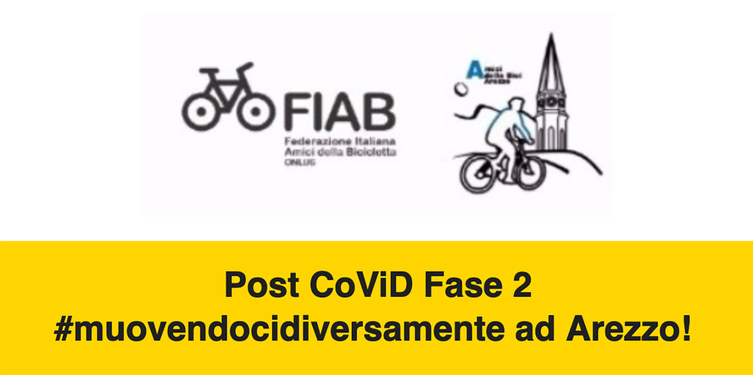 Post CoViD: Una nuova mobilità? FIAB scrive a Comune e Provincia di Arezzo